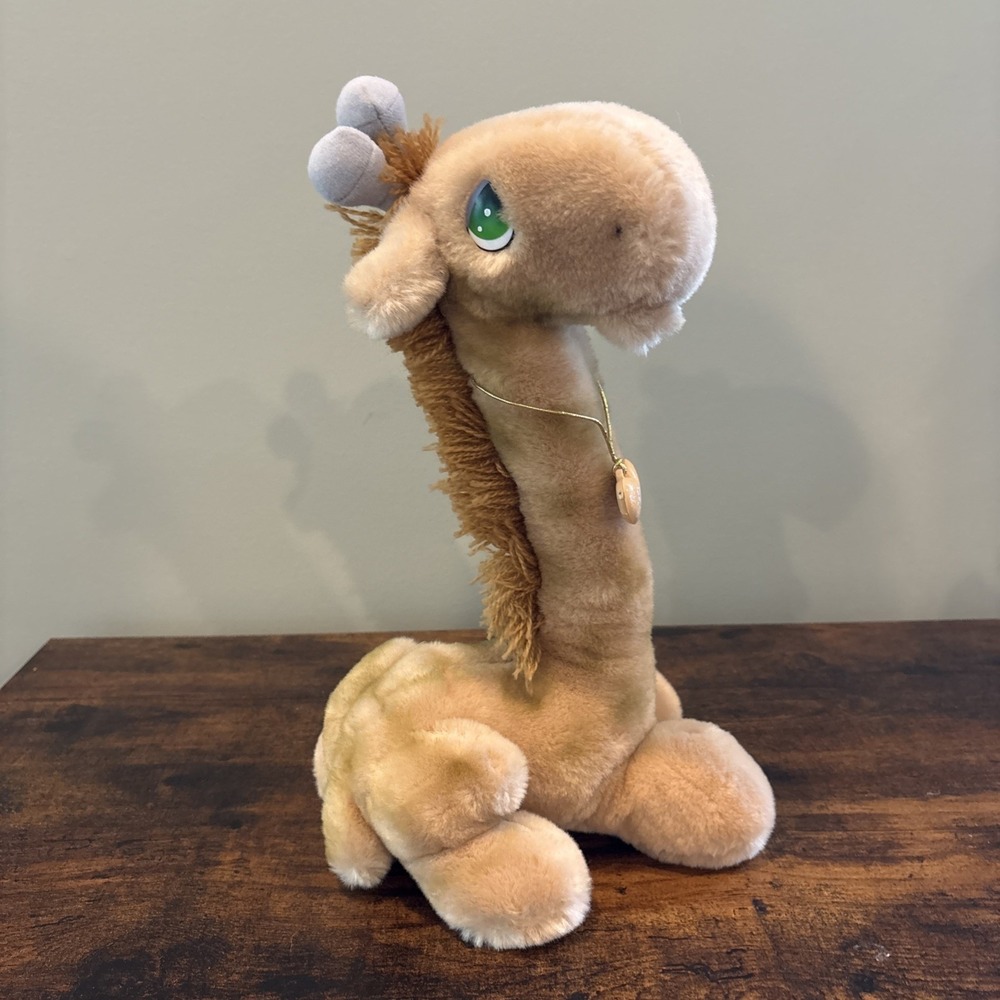 NWT Precious Moments Giraffe 14" Plush Brown Alfred Stuffed Animal Vintage‎